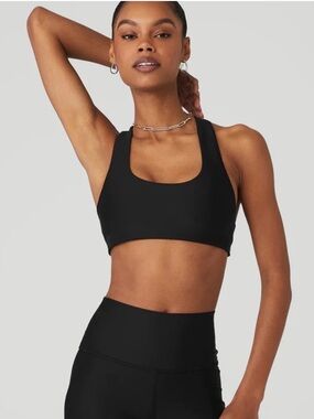 ALO Yoga Airlift Advantage Racerback Bra in Black